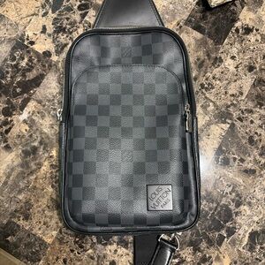 Louis Vuitton Checkered Black Men's Bag